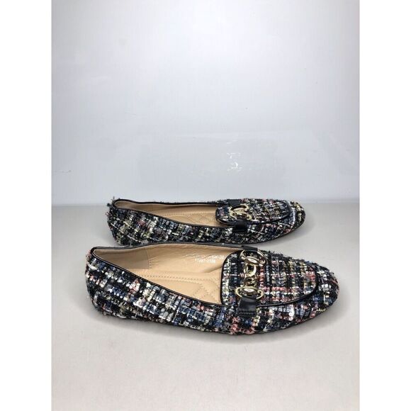 Patrizia Spring Step Chanello Multicolor Fabric Leather Flats Women Sz 39EU/8.5M - Picture 10 of 13